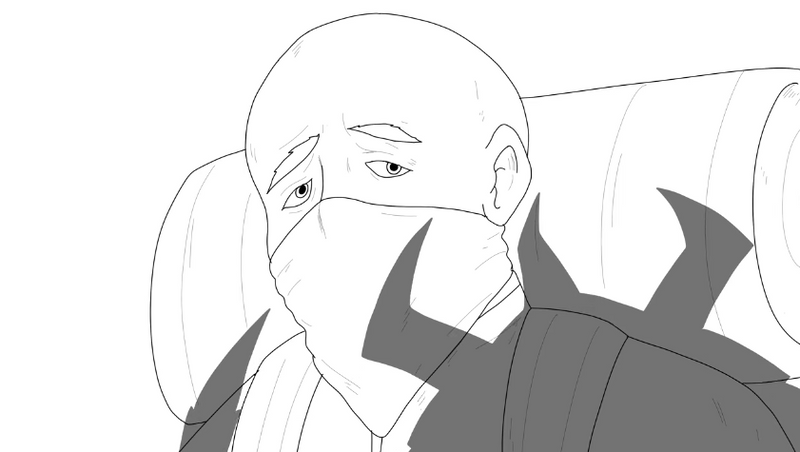 Line Art Animation | Hero Girl Saves the Camper