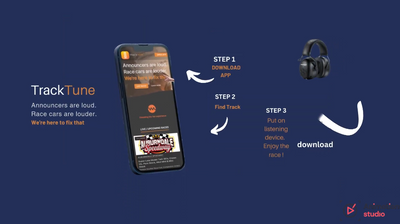 Video thumbnail for Track Tune Live Application/ Typography Stock Video