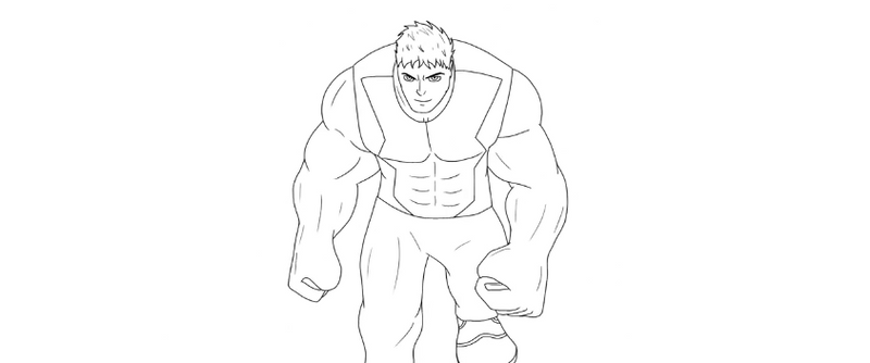 Line Art Animation | Snowman vs Hulk Ultimate Battle