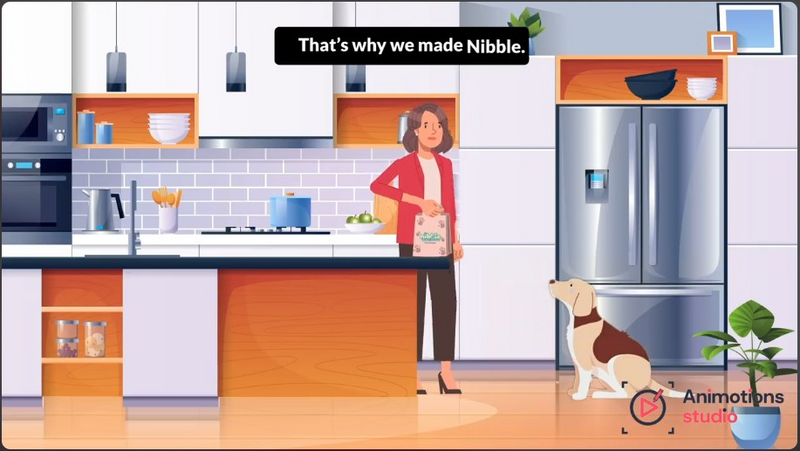 Pet Snack Animation | Nibble Treats for You & Your Pets
